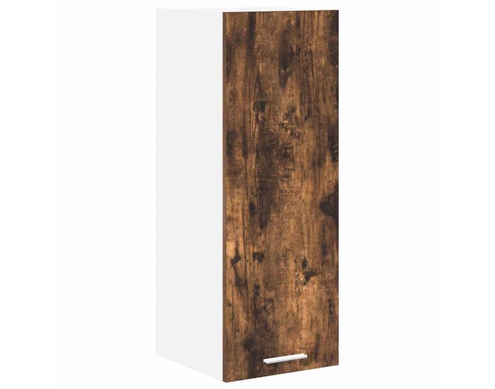 Sonata H Висящ шкаф с рафт Riga 2 pcs Димящ дъб и бяло 30 x 31 x 80 см