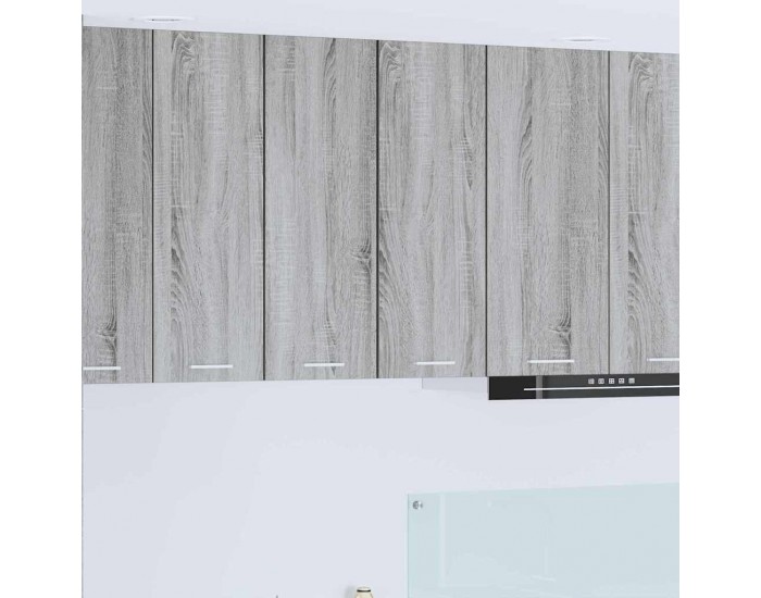 Sonata H Висящ шкаф с рафт Riga 2 pcs Сив Сонома и бяло 30 x 31 x 80 см