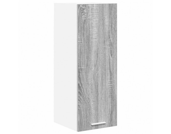 Sonata H Висящ шкаф с рафт Riga 2 pcs Сив Сонома и бяло 30 x 31 x 80 см