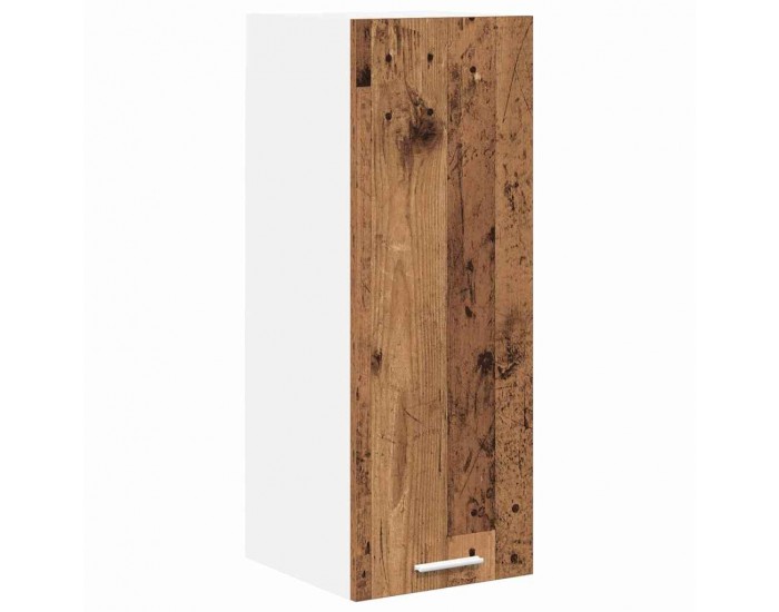 Sonata H Висящ шкаф Riga 2 pcs Стара дървесина и бяло 30 x 31 x 80 см