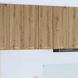 Sonata H Висящ шкаф Riga 2 pcs Занаятчийски дъб и бяло 30 x 31 x 80 см - Модули Sonata