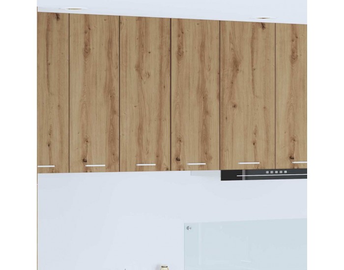 Sonata H Висящ шкаф Riga 2 pcs Занаятчийски дъб и бяло 30 x 31 x 80 см