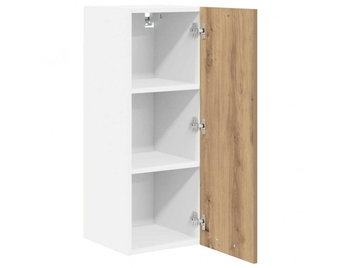 Sonata H Висящ шкаф Riga 2 pcs Занаятчийски дъб и бяло 30 x 31 x 80 см