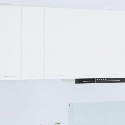 Sonata H Висящ шкаф с рафт Riga Бяло 40 x 31 x 80 см Инженерно дърво - Модули Sonata