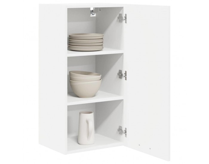 Sonata H Висящ шкаф с рафт Riga Бяло 40 x 31 x 80 см Инженерно дърво