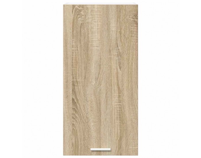 Sonata H Висящ шкаф с рафт Riga Сонома дъб и бяло 40 x 31 x 80 см