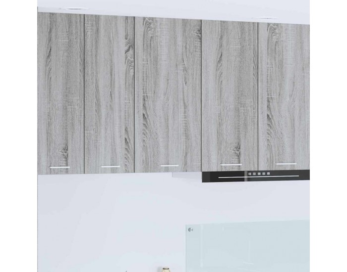 Sonata H Висящ шкаф с рафт Riga Сив Сонома и бяло 40 x 31 x 80 см