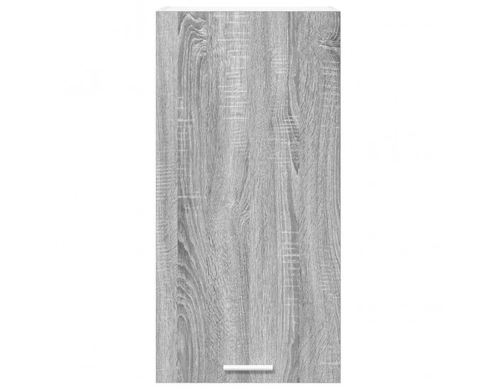 Sonata H Висящ шкаф с рафт Riga Сив Сонома и бяло 40 x 31 x 80 см