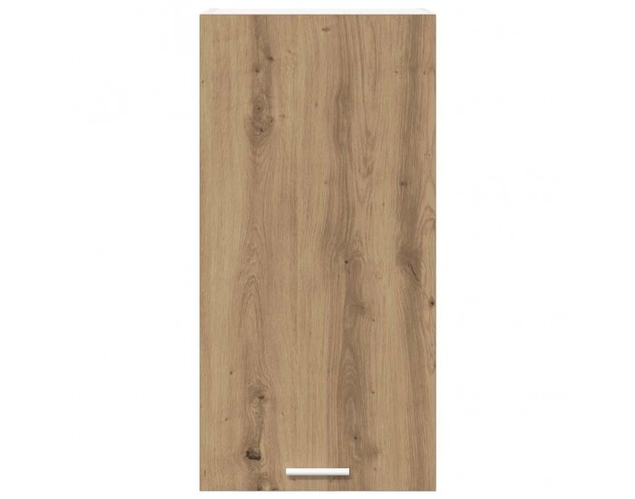 Sonata H Висящ шкаф с рафт Riga Занаятчийски дъб и бяло 40 x 31 x 80 см