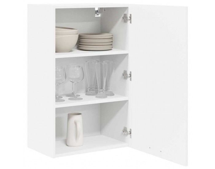 Sonata H Висящ шкаф с рафт Riga Бяло 50 x 31 x 80 см Инженерно дърво