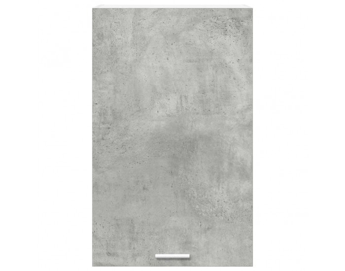 Sonata H Висящ шкаф с рафт с врата Riga Бетон сив и бяло 50 x 31 x 80 см