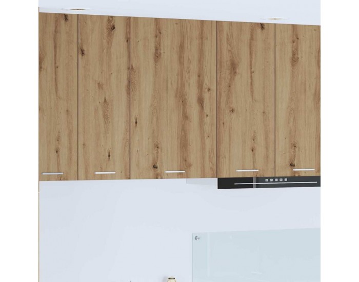 Sonata H Висящ шкаф с рафт Riga Занаятчийски дъб и бяло 50 x 31 x 80 см