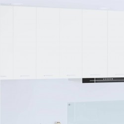 Sonata H Висящ шкаф с рафт Riga Бяло 60 x 31 x 80 см Инженерно дърво - Модули Sonata