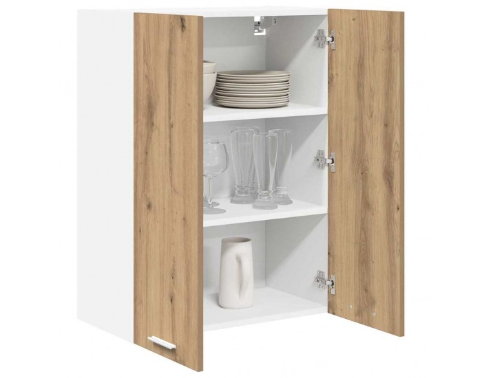 Sonata H Висящ шкаф с рафт Riga Дъб 60 x 31 x 80 см Инженерно дърво