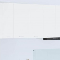 Sonata H Висящ шкаф с рафт Riga Бяло 80 x 31 x 80 см Инженерно дърво - Модули Sonata