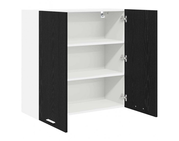 Sonata H Висящ шкаф Riga Черния дъб 80 x 31 x 80 см Инженерно дърво