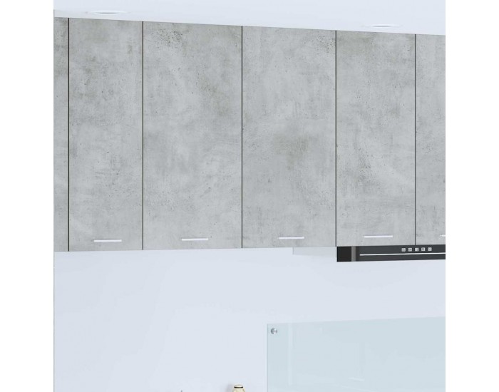 Sonata H Висящ шкаф Riga Циментено сиво 80 x 31 x 80 см Инженерно дърво