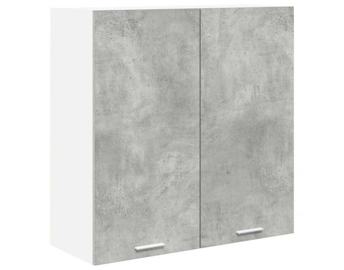 Sonata H Висящ шкаф Riga Циментено сиво 80 x 31 x 80 см Инженерно дърво