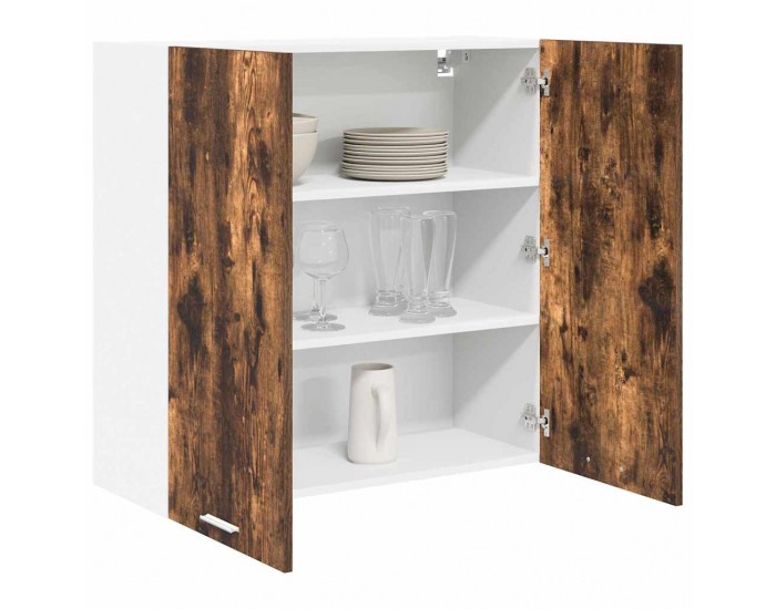 Sonata H Висящ шкаф Riga Димян дъб 80 x 31 x 80 см Инженерно дърво