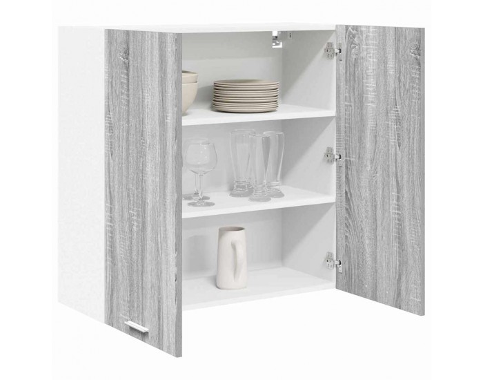 Sonata H Висящ шкаф Riga Сив Сонома 80 x 31 x 80 см Инженерно дърво