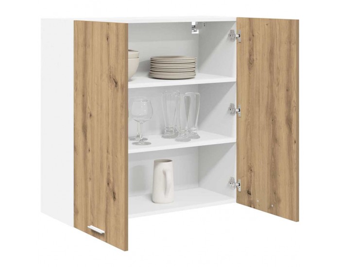 Sonata H Висящ шкаф с рафт Riga Дъб 80 x 31 x 80 см Инженерно дърво