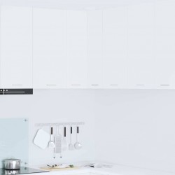 Sonata H Висящ шкаф с рафт Riga Бяло 57 x 57 x 80 см Инженерно дърво - Модули Sonata