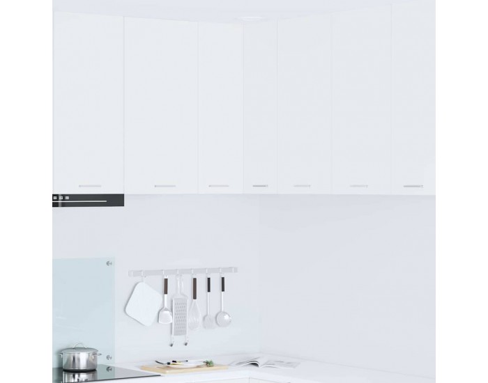 Sonata H Висящ шкаф с рафт Riga Бяло 57 x 57 x 80 см Инженерно дърво