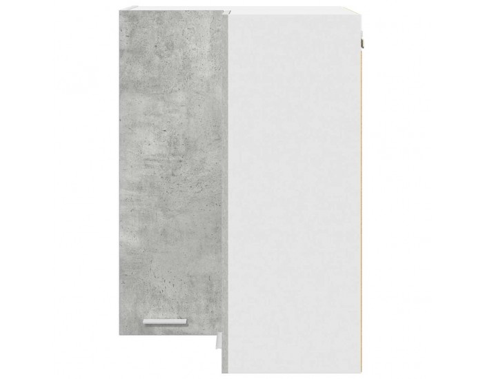 Sonata H Висящ шкаф с рафт Riga Бетон сив и бяло 57 x 57 x 80 см