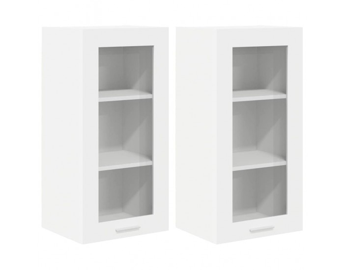 Sonata H Висящ шкаф Riga 2 pcs Бяло 40 x 31 x 80 см Инженерно дърво