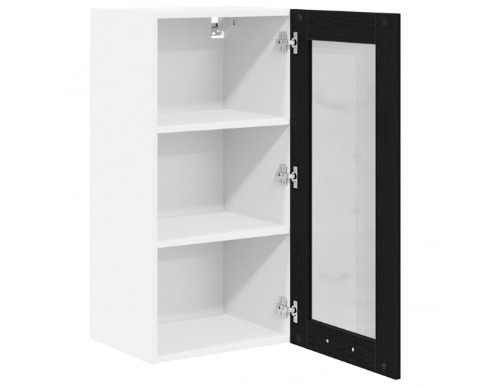 Sonata H Висящ шкаф Riga Черния дъб 40 x 31 x 80 см Инженерно дърво