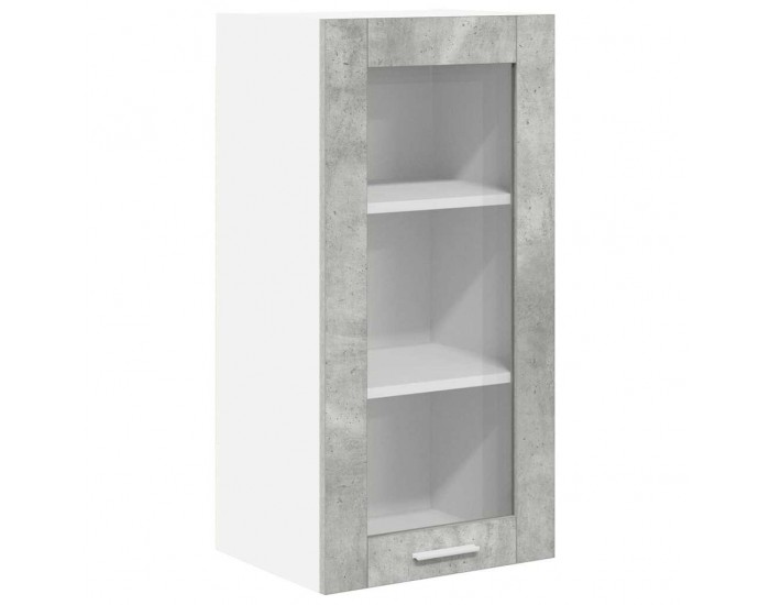 Sonata H Висящ шкаф с рафт Riga 2 pcs Циментено сиво 40 x 31 x 80 см