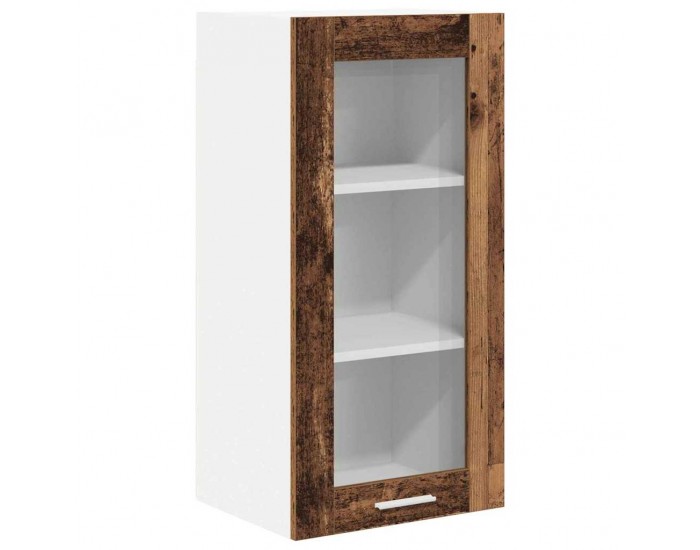 Sonata H Висящ шкаф с рафт Riga 2 pcs Старо дърво 40 x 31 x 80 см