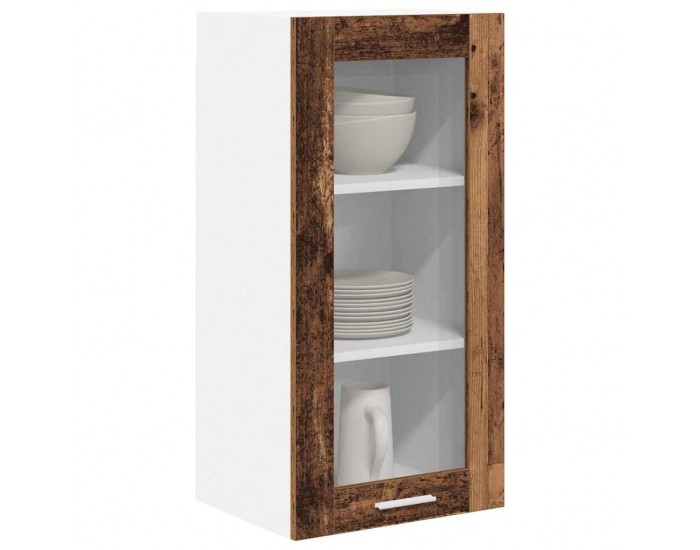 Sonata H Висящ шкаф с рафт Riga 2 pcs Старо дърво 40 x 31 x 80 см