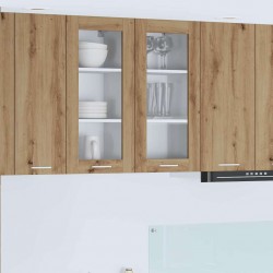 Sonata H Висящ шкаф с рафт Riga Дъб 40 x 31 x 80 см Инженерно дърво - Модули Sonata