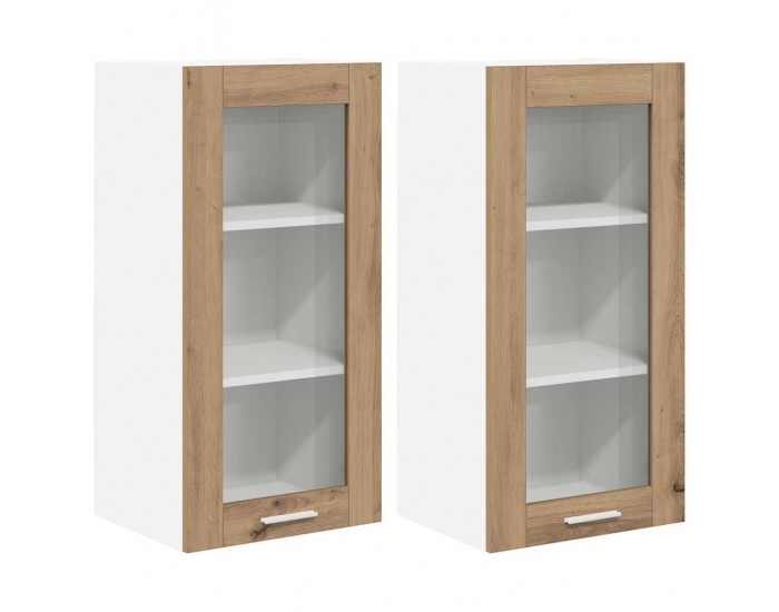 Sonata H Висящ шкаф Riga 2 pcs Дъб 40 x 31 x 80 см Инженерно дърво