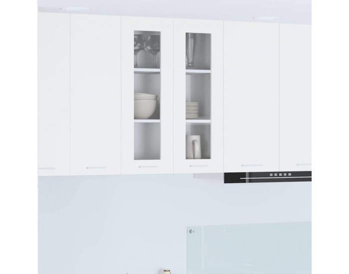 Sonata H Висящ шкаф с рафт Riga Бяло 60 x 31 x 80 см Инженерно дърво