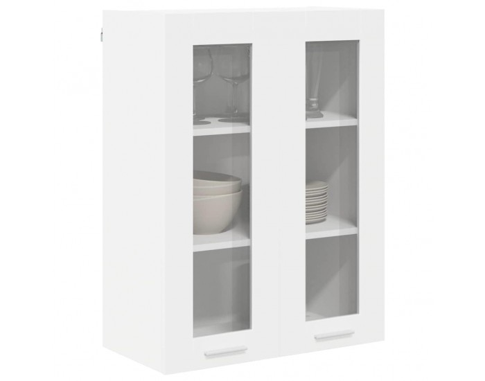 Sonata H Висящ шкаф с рафт Riga Бяло 60 x 31 x 80 см Инженерно дърво