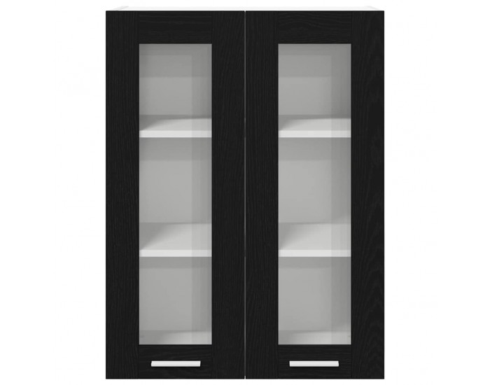 Sonata H Висящ шкаф Riga Черния дъб 60 x 31 x 80 см Инженерно дърво