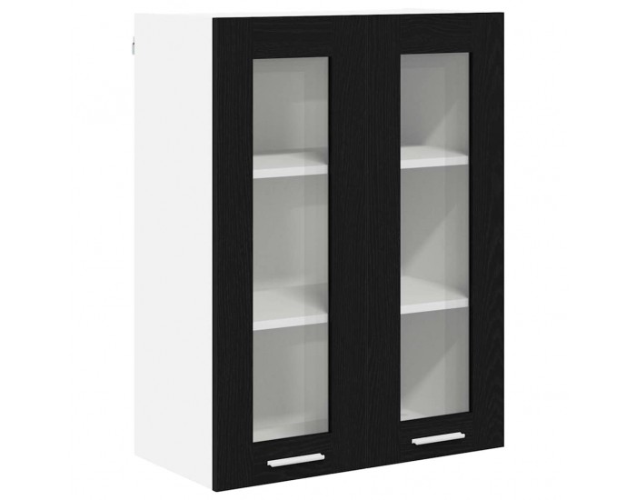 Sonata H Висящ шкаф Riga Черния дъб 60 x 31 x 80 см Инженерно дърво