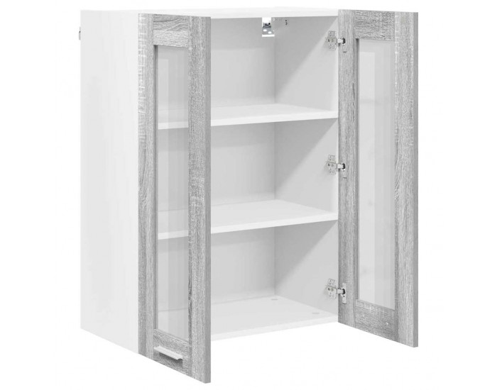 Sonata H Висящ шкаф Riga Сив Сонома 60 x 31 x 80 см Инженерно дърво