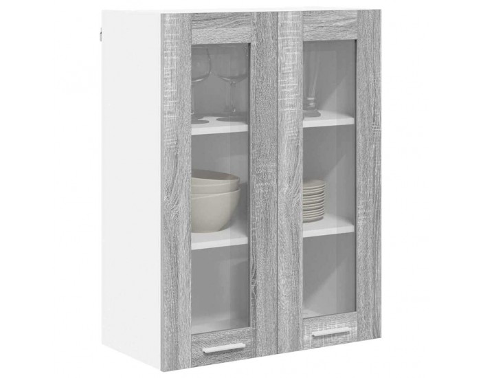 Sonata H Висящ шкаф Riga Сив Сонома 60 x 31 x 80 см Инженерно дърво