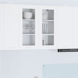 Sonata H Висящ шкаф с рафт Riga Бяло 80 x 31 x 80 см Инженерно дърво - Модули Sonata