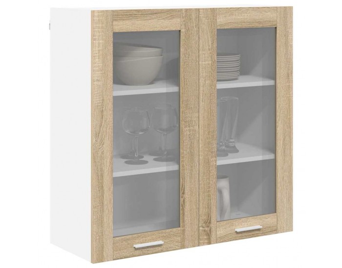 Sonata H Висящ шкаф Riga Сонома дъб 80 x 31 x 80 см Инженерно дърво