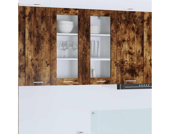 Sonata H Висящ шкаф Riga Димян дъб 80 x 31 x 80 см Инженерно дърво