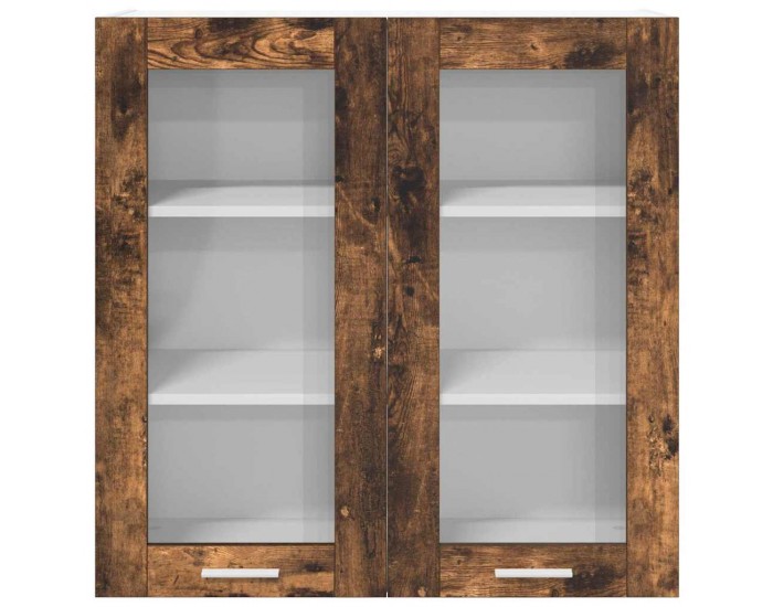 Sonata H Висящ шкаф Riga Димян дъб 80 x 31 x 80 см Инженерно дърво