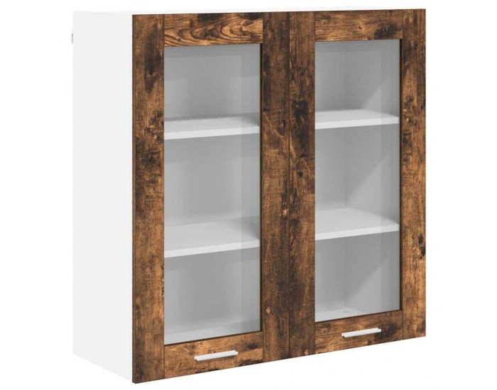 Sonata H Висящ шкаф Riga Димян дъб 80 x 31 x 80 см Инженерно дърво