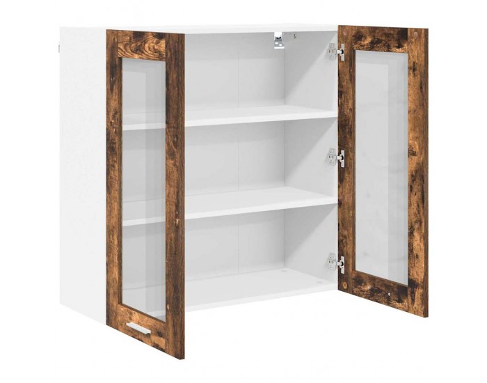 Sonata H Висящ шкаф Riga Димян дъб 80 x 31 x 80 см Инженерно дърво