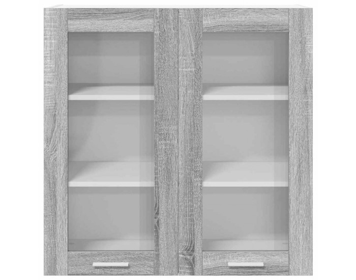 Sonata H Висящ шкаф Riga Сив Сонома 80 x 31 x 80 см Инженерно дърво