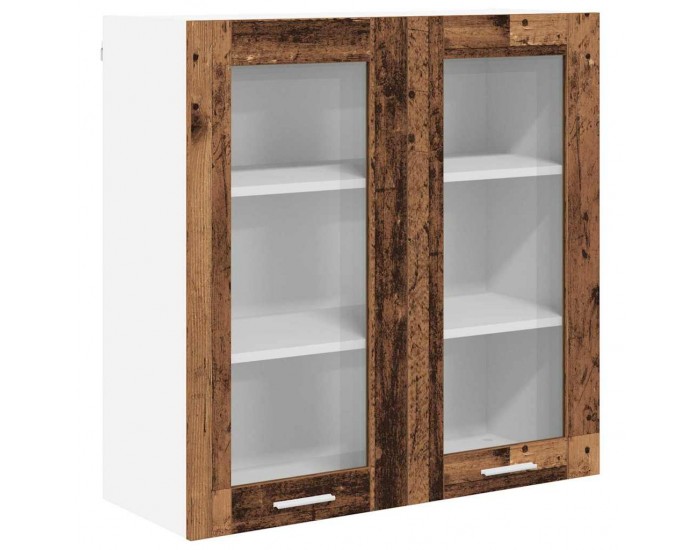 Sonata H Висящ шкаф Riga Старо дърво 80 x 31 x 80 см Инженерно дърво