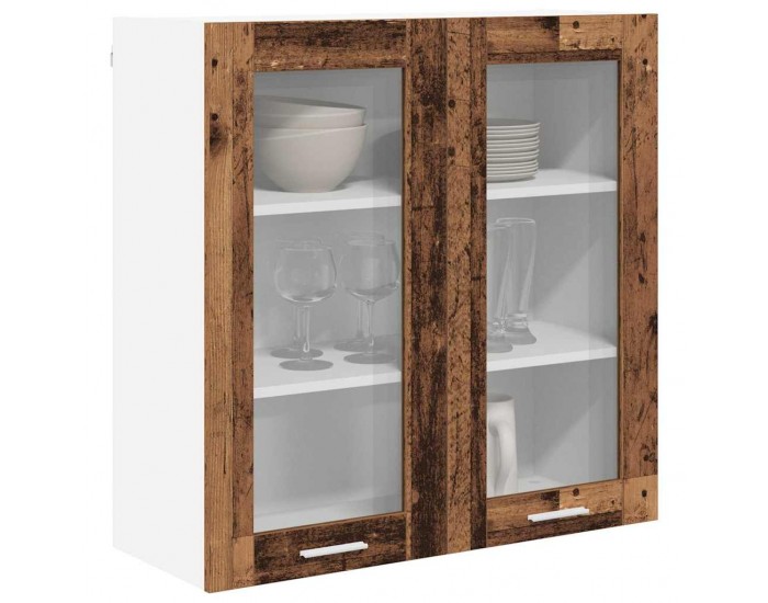 Sonata H Висящ шкаф Riga Старо дърво 80 x 31 x 80 см Инженерно дърво